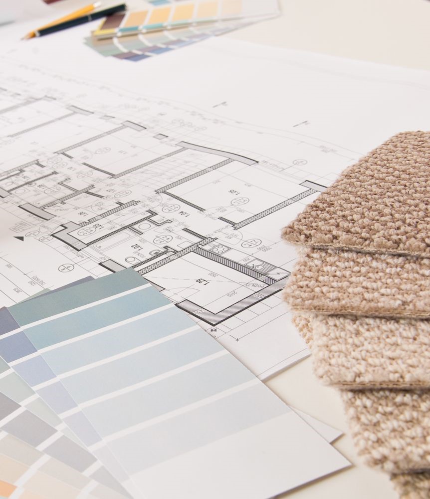 interior design services window treatments flooring rugs paint swatches
